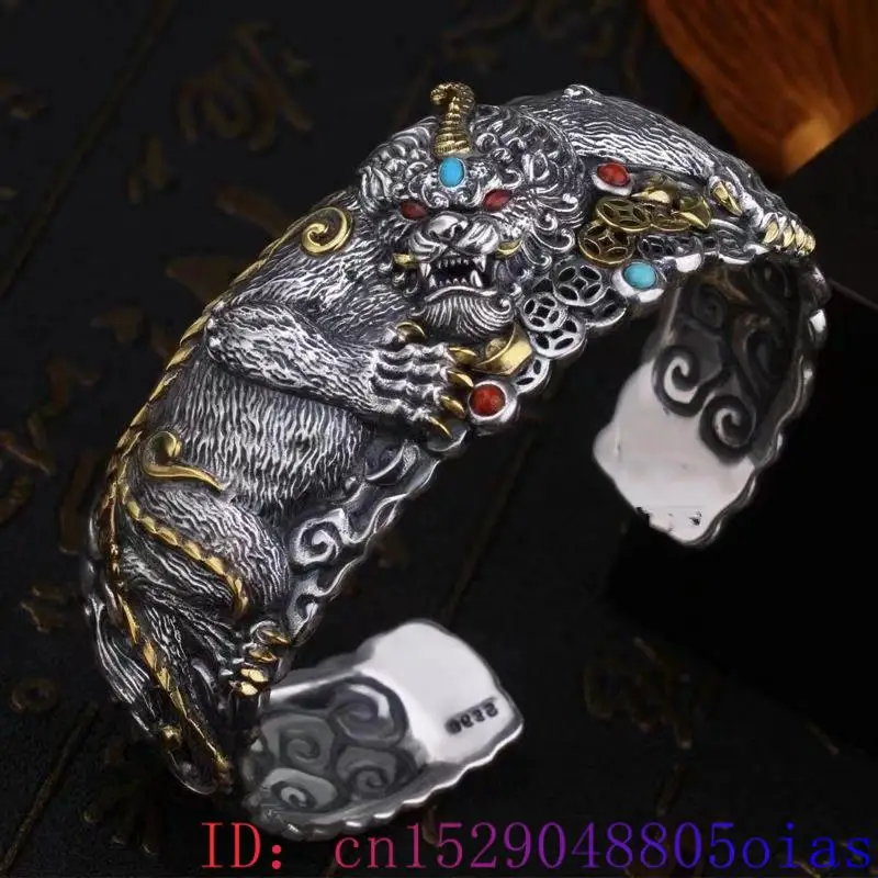محظوظ Pixiu النمر سوار مجوهرات - مراجعة Cuff Bangle Bracelet وسعره