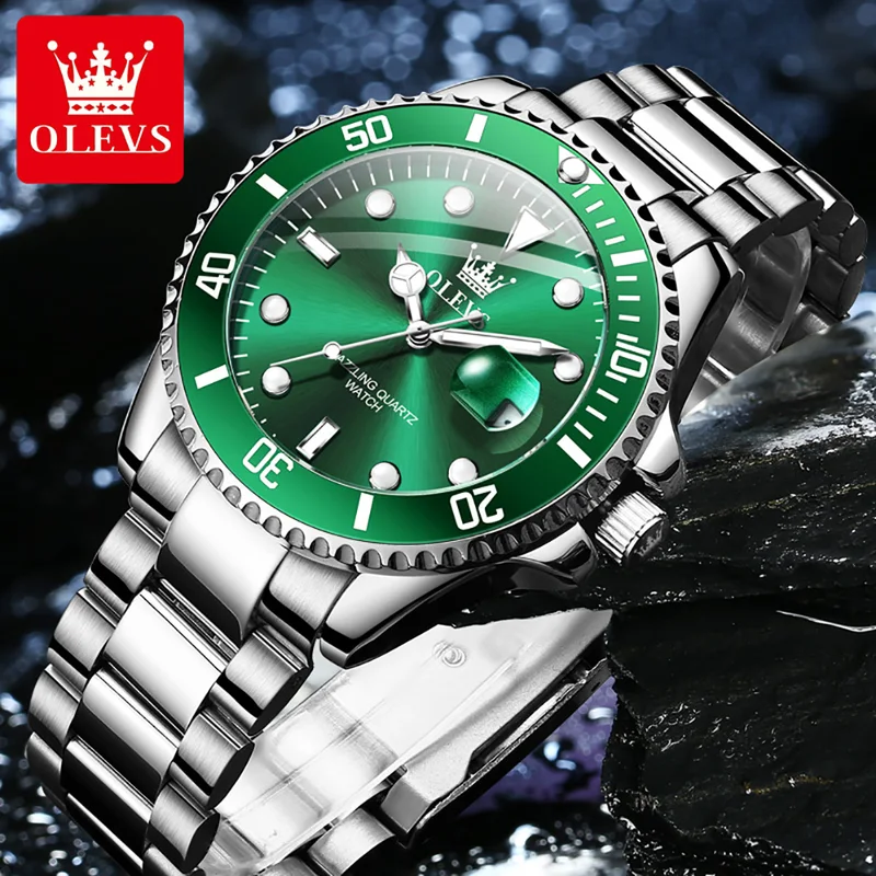 OLEVS ساعة كوارتز أصلية للرجال - مراجعة Jewelry Inspired Watches وسعره
