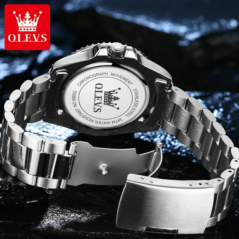 OLEVS ساعة كوارتز أصلية للرجال - مراجعة Jewelry Inspired Watches وسعره