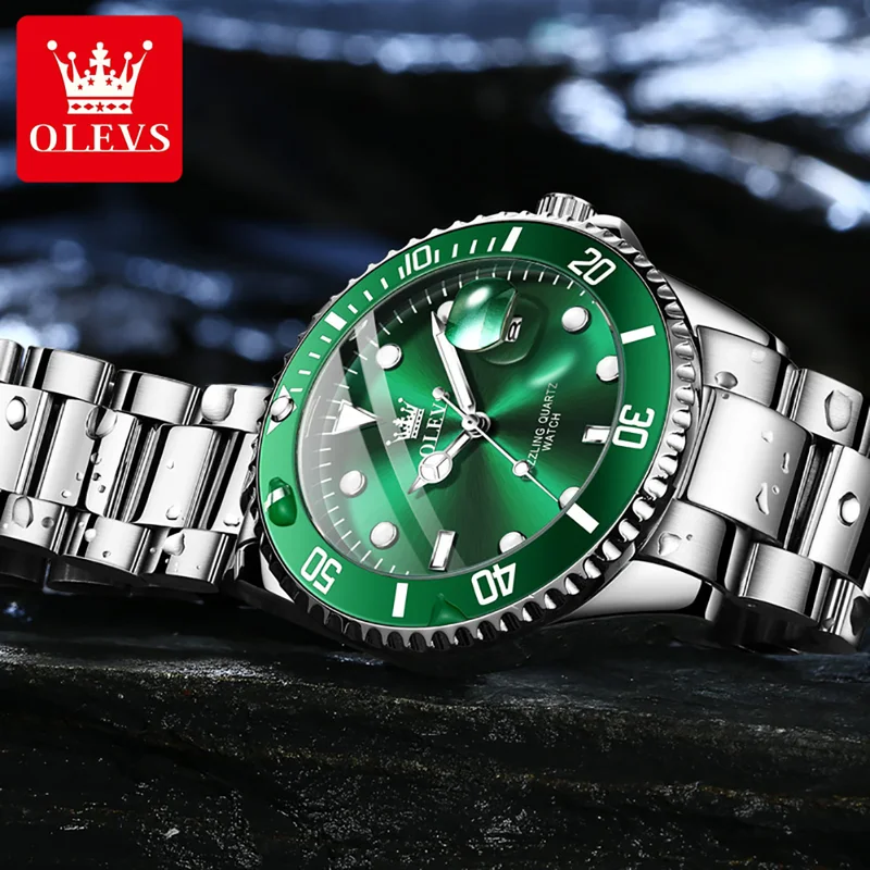 OLEVS ساعة كوارتز أصلية للرجال - مراجعة Jewelry Inspired Watches وسعره