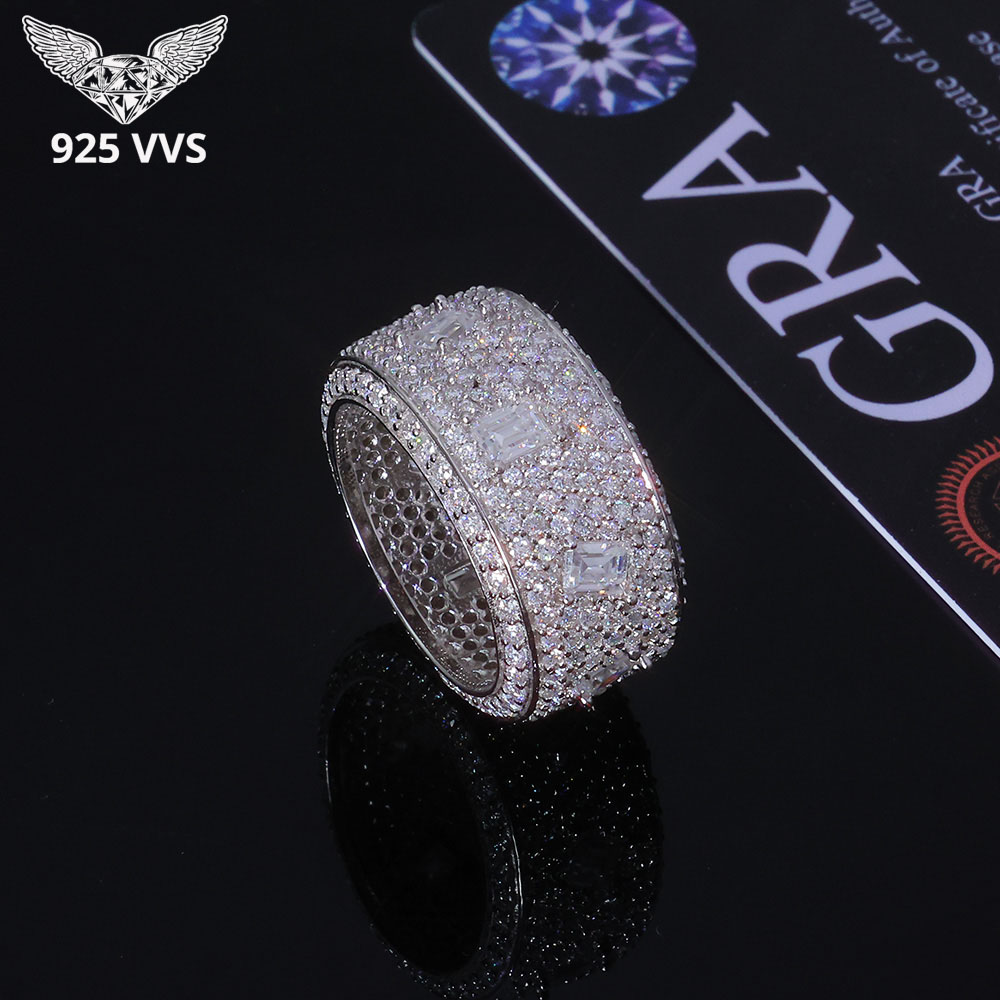 925 VVS مويسانيتي خاتم الهيب ه - مراجعة Moissanite Ring وسعره