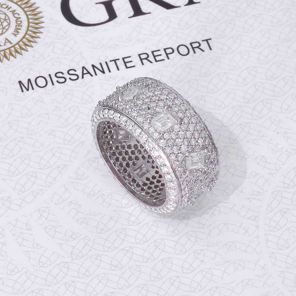 925 VVS مويسانيتي خاتم الهيب ه - مراجعة Moissanite Ring وسعره