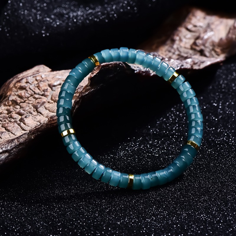 سوار من خرز اليشم الطبيعي الأز - مراجعة Jewelry & Watches Sp Z Oo Ul Frezerów 3 وسعره