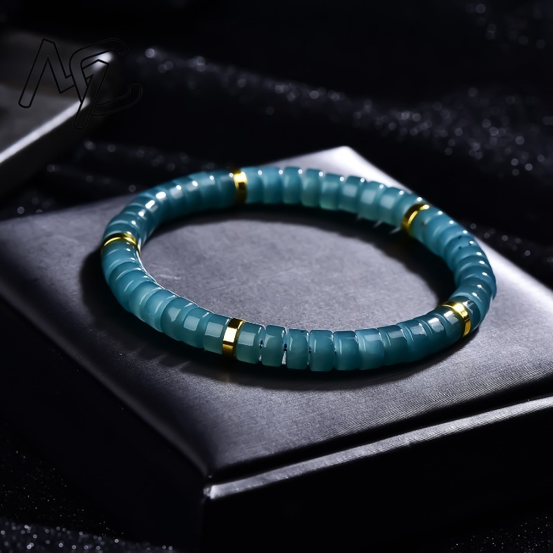 سوار من خرز اليشم الطبيعي الأز - مراجعة Jewelry & Watches Sp Z Oo Ul Frezerów 3 وسعره
