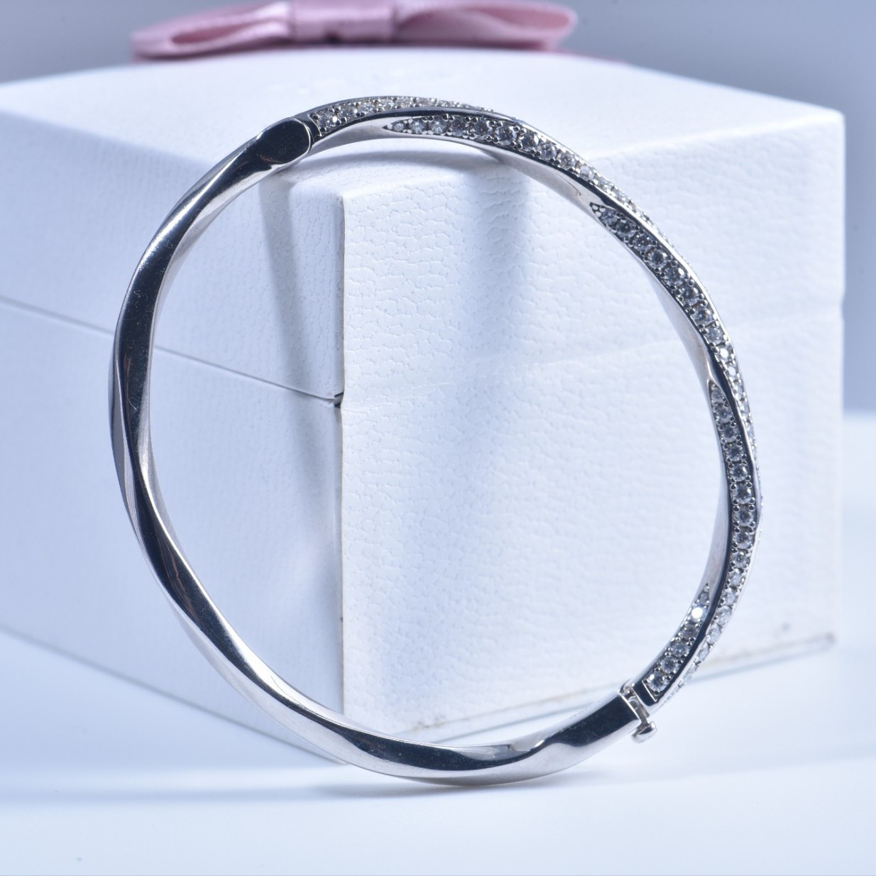 سوار فضة استرليني عيار 925 للن - مراجعة Cuff Bangle Bracelet وسعره