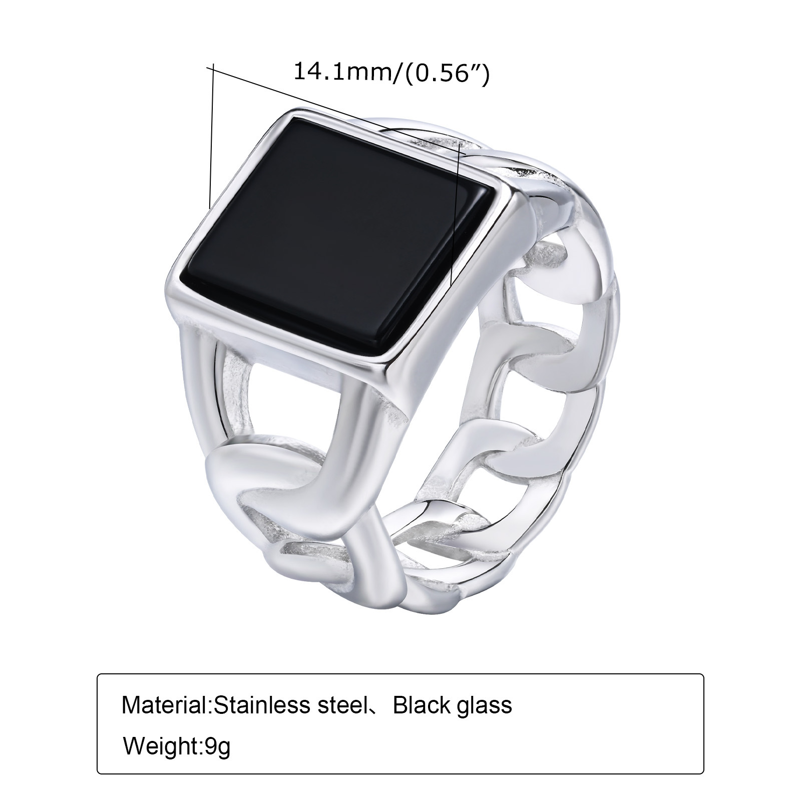 الفولاذ المقاوم للصدأ خاتم Sig - مراجعة Mens Signet Ring وسعره