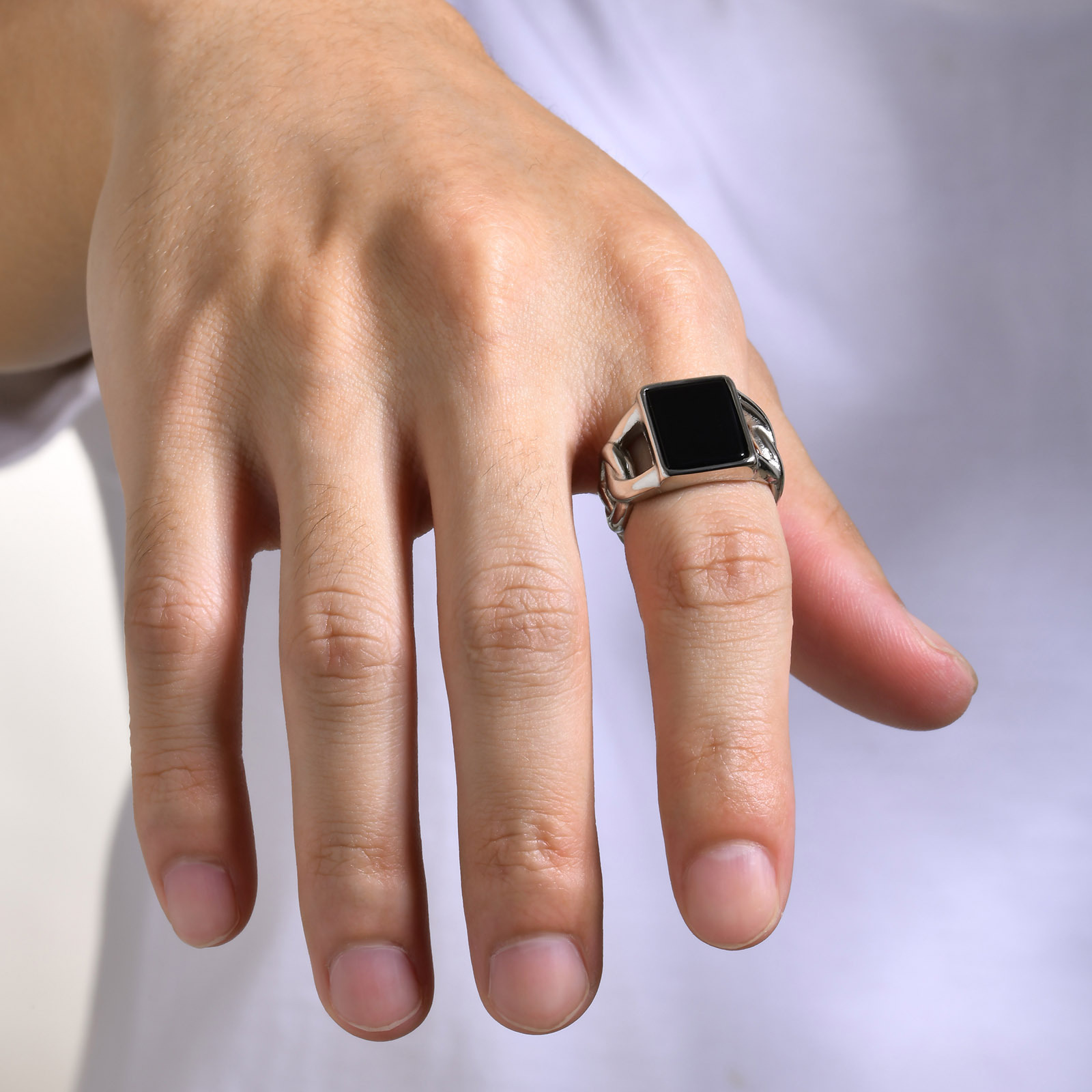 الفولاذ المقاوم للصدأ خاتم Sig - مراجعة Mens Signet Ring وسعره