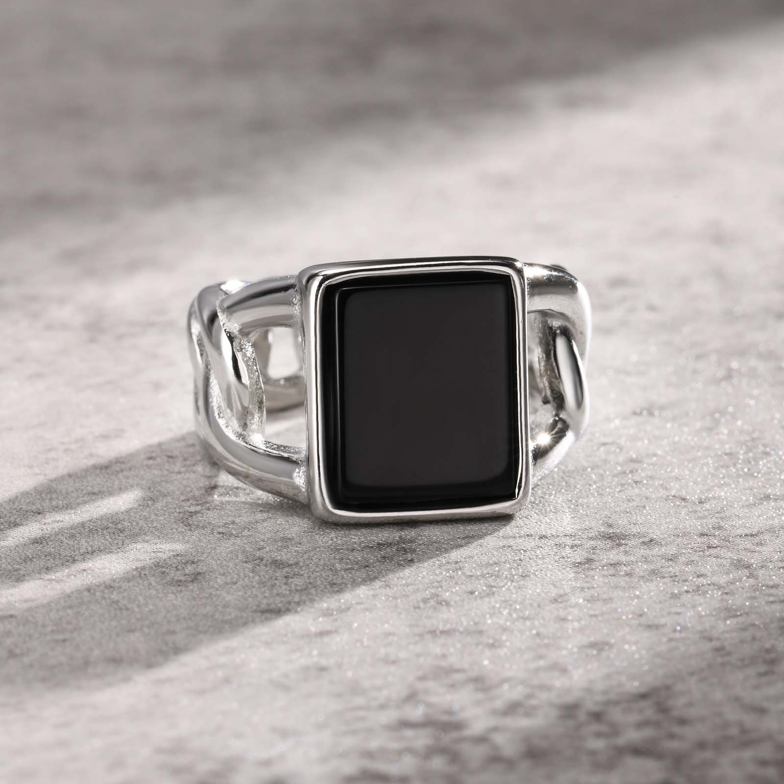 الفولاذ المقاوم للصدأ خاتم Sig - مراجعة Mens Signet Ring وسعره