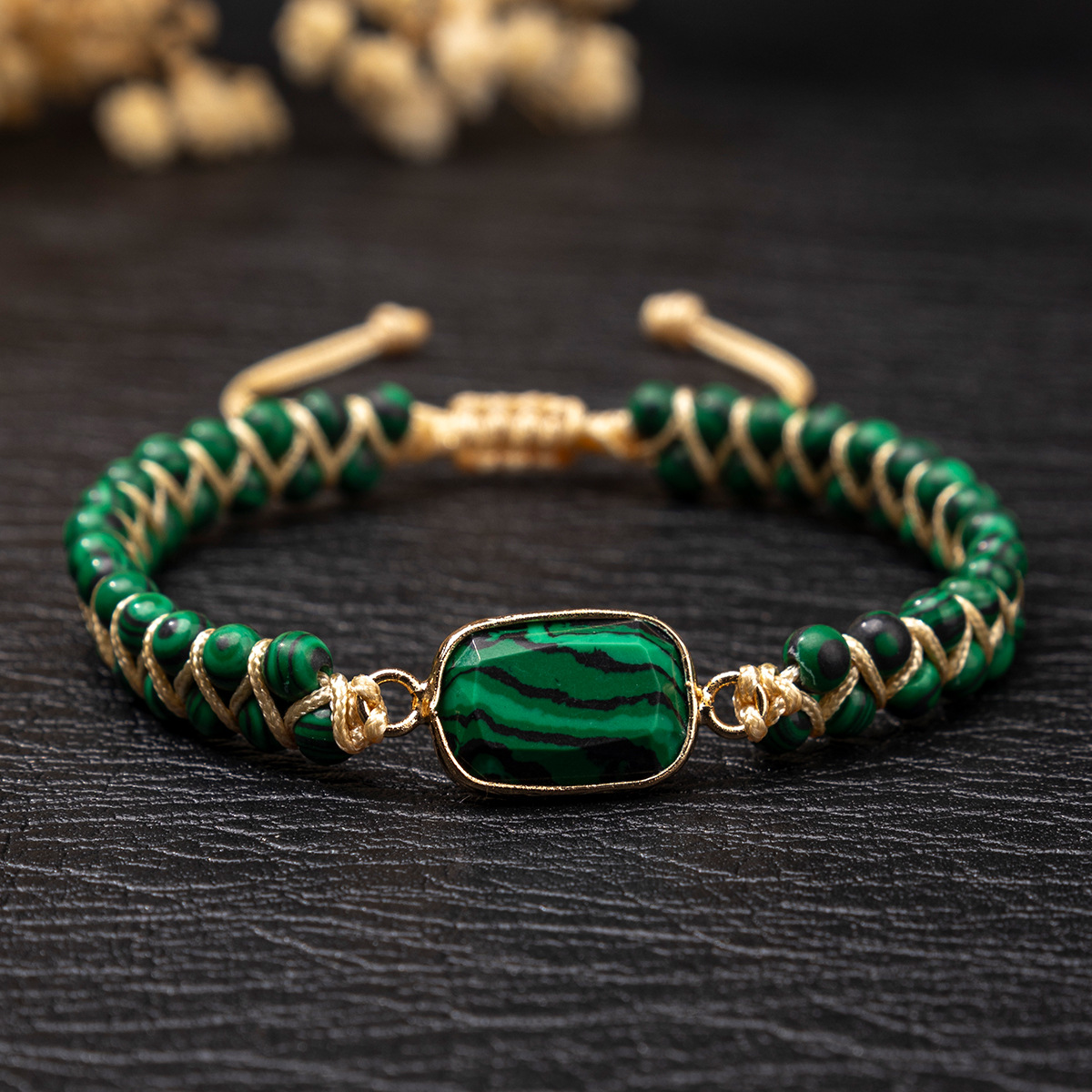 سوار صيني الطراز للحظ والبركة  - مراجعة Gemstone Bracelet Healing وسعره