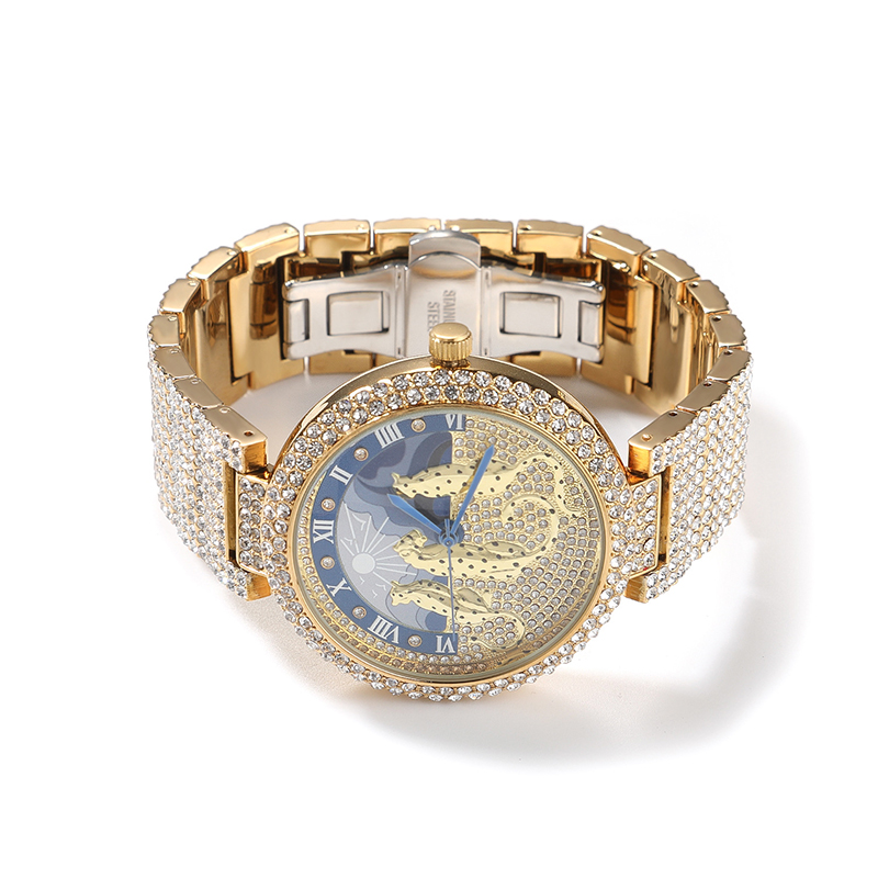 ساعات رجالية بنمط الشمس والفهد - مراجعة Jewelry Watches Brands وسعره