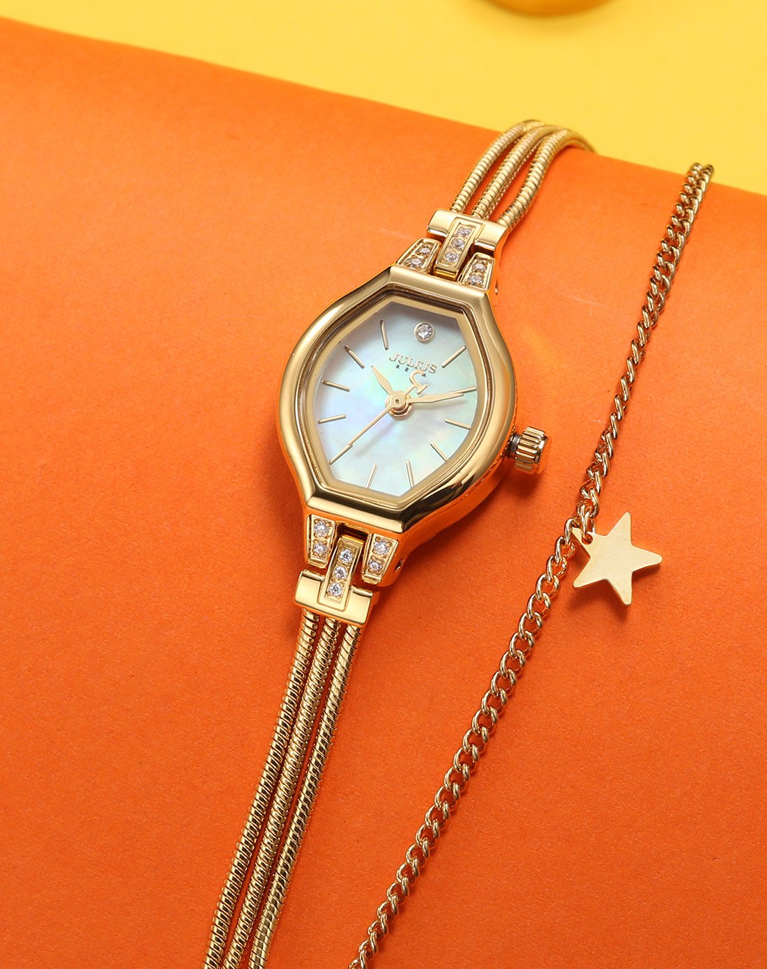 صغيرة 5 ألوان سوار ساعة مجوهرا - مراجعة Jewelry Box Watches Bracelets وسعره