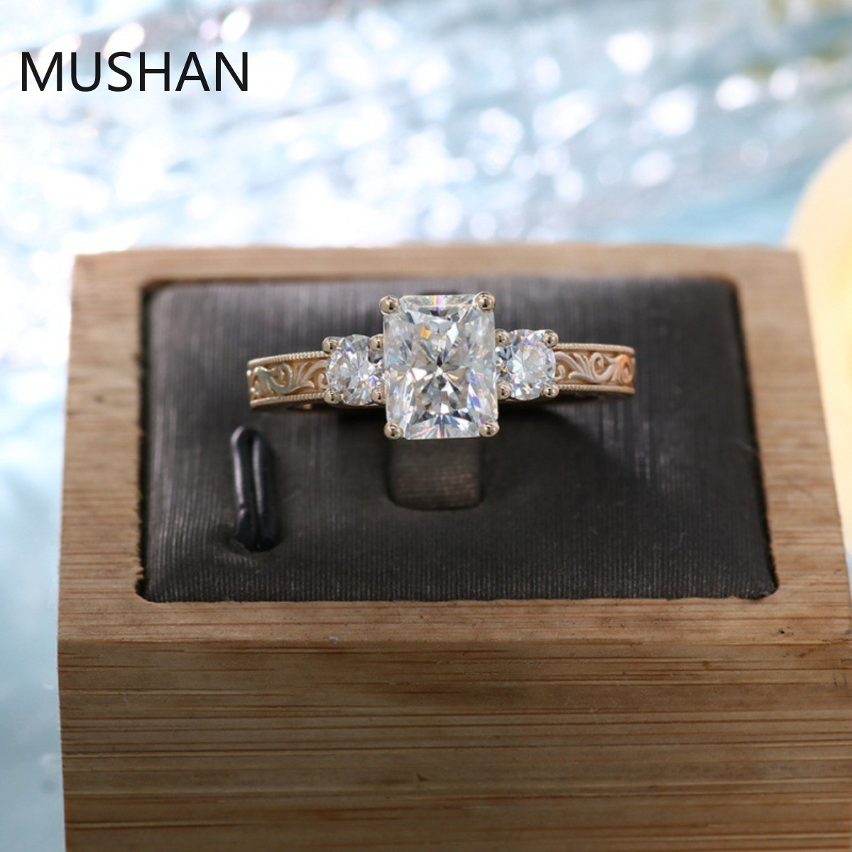 خواتم ميشان الفاخرة المخصصة من - مراجعة Moissanite Ring وسعره