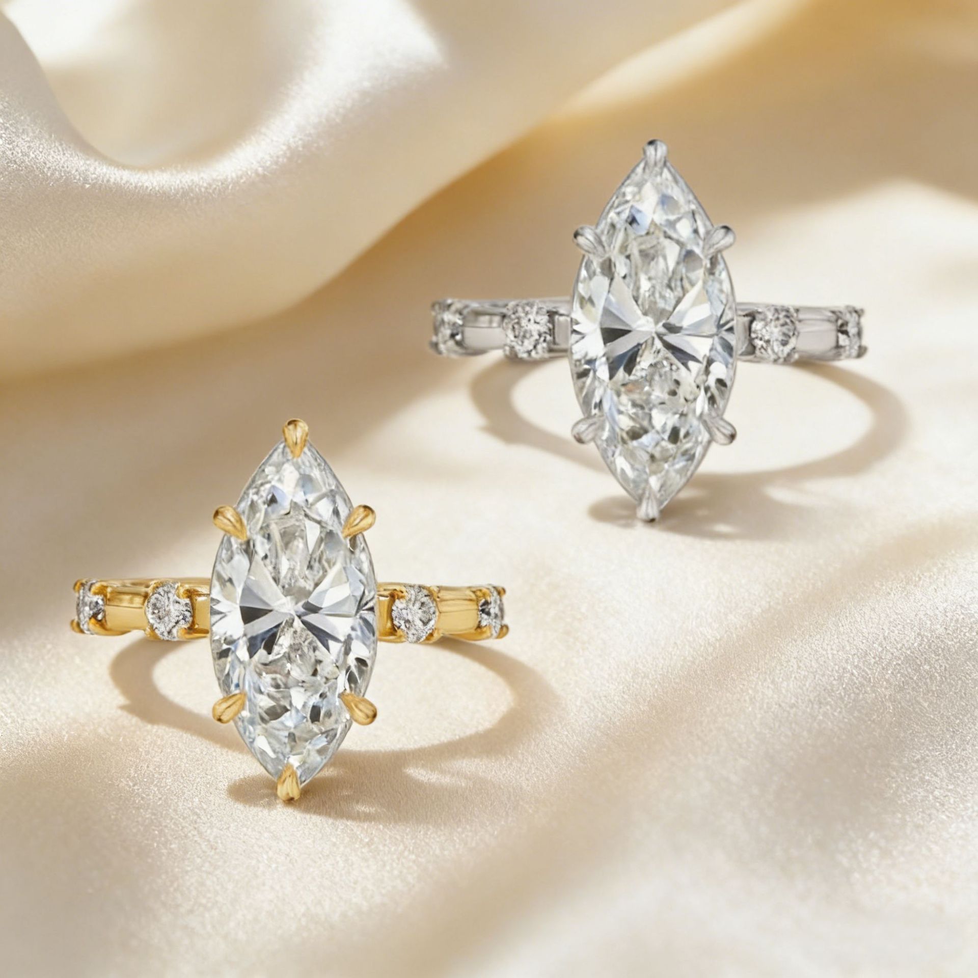 خاتم مخصص من الفضة الإسترلينية - مراجعة Moissanite Ring وسعره