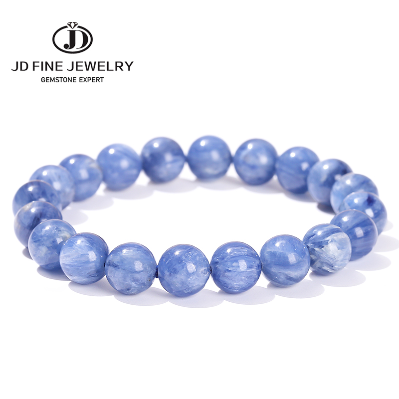 سوار كيانيت برازيلي طبيعي JD 5 - مراجعة Gemstone Bracelet Healing وسعره