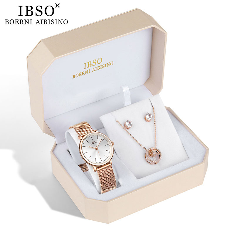 IBSO ماركة النساء ارتفع الذهب  - مراجعة Jewelry Watches Brands وسعره