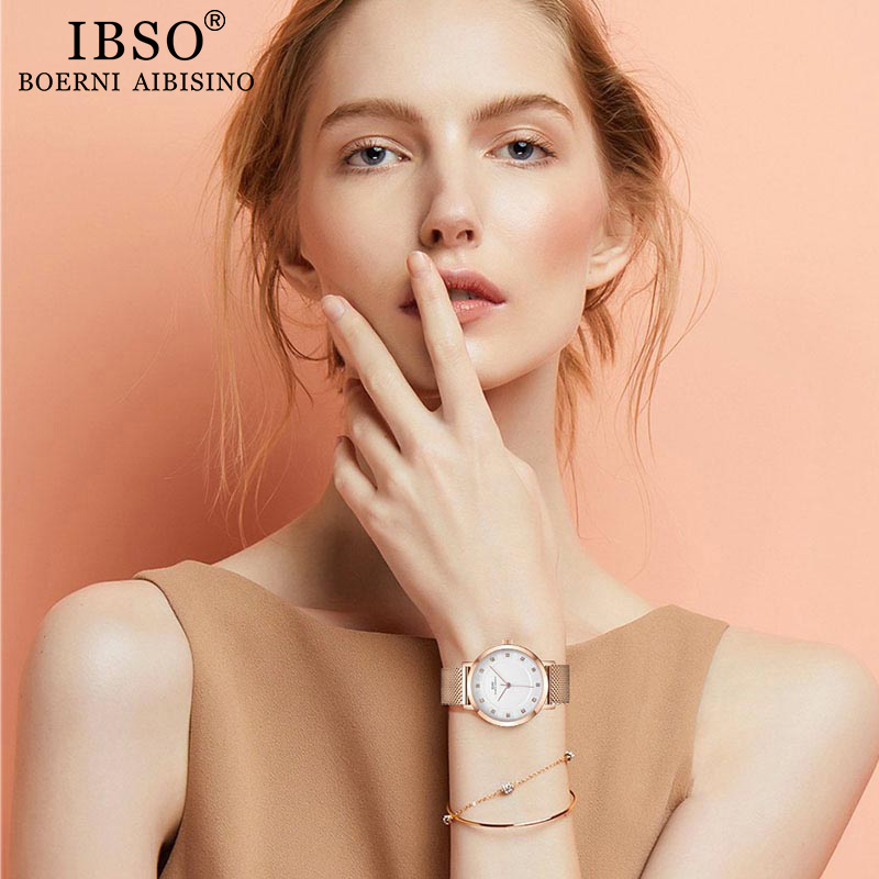 IBSO ماركة النساء ارتفع الذهب  - مراجعة Jewelry Watches Brands وسعره
