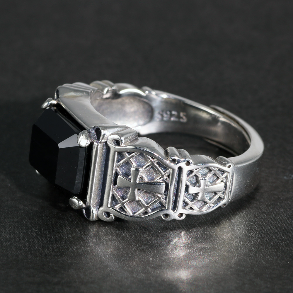 خمر الشرير الفضة 925 مجوهرات ا - مراجعة Mens Signet Ring وسعره