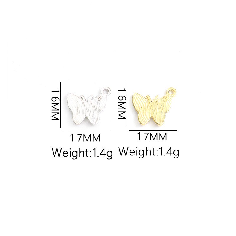100 قطعة/مجموعة من قلادات الفر - مراجعة Butterfly Pendant Necklace وسعره