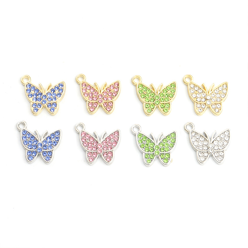 100 قطعة/مجموعة من قلادات الفر - مراجعة Butterfly Pendant Necklace وسعره