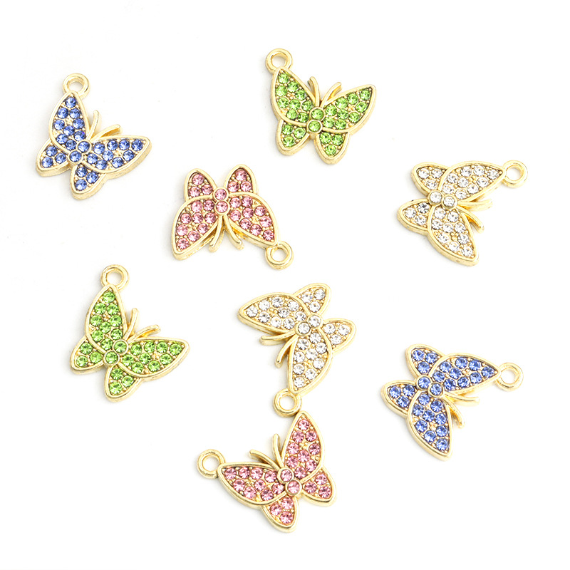 100 قطعة/مجموعة من قلادات الفر - مراجعة Butterfly Pendant Necklace وسعره
