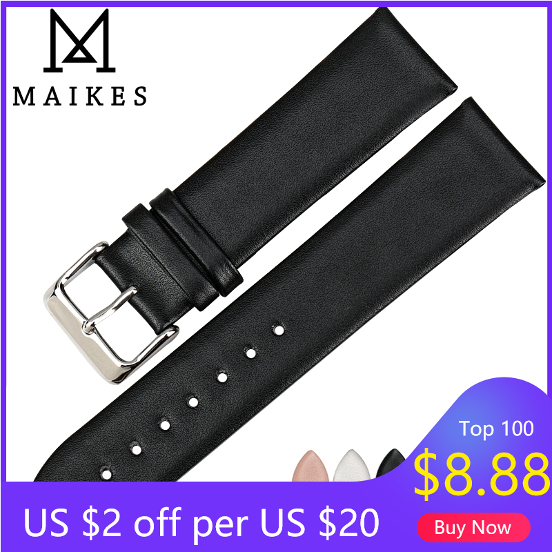 MAIKES-حزام ساعة من الجلد الأص - مراجعة Daniel Wellington Watches & Jewelry Online Store وسعره